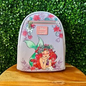 Loungefly Disney The Little Mermaid Floral Dream Mini Backpack